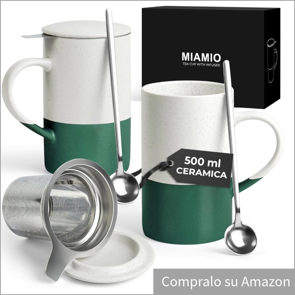 banner set di tazze da tè con infusore miamio - sport-salute.it
